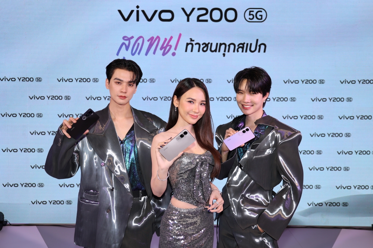 vivo ประกาศท้าชนทุกสเปก เปิดตัว Y200 5G ในราคาเริ่มต้น 9,999 บาท