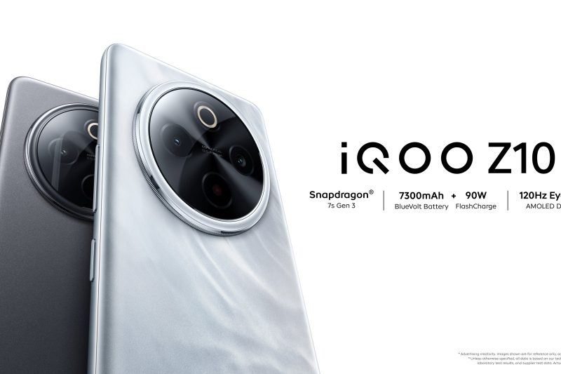iQOO Z10 เปิดตัวในไทยแล้ว! จัดหนักแบต 7300mAh ชาร์จไว 90W ในราคาหมื่นต้นๆ