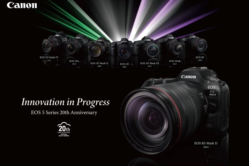 Canon ฉลอง 20 ปี ซีรีส์ EOS 5: มองย้อนเส้นทางนวัตกรรมที่เปลี่ยนโลกการถ่ายภาพดิจิทัล