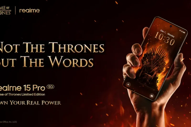 เตรียมปลุกพลังแห่ง Westeros!  กับ realme 15 Pro Game of Thrones Edition สเปกสุดที่ต้องจับตา