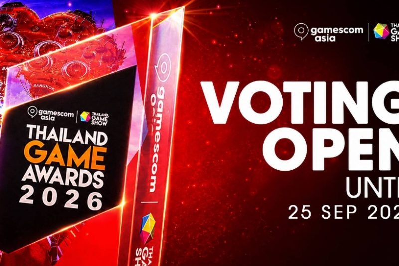 Thailand Game Awards 2026 เปิดโหวต 14 สาขา ร่วมตัดสิน Game of the Year ก่อนประกาศผล 1 พฤศจิกายน