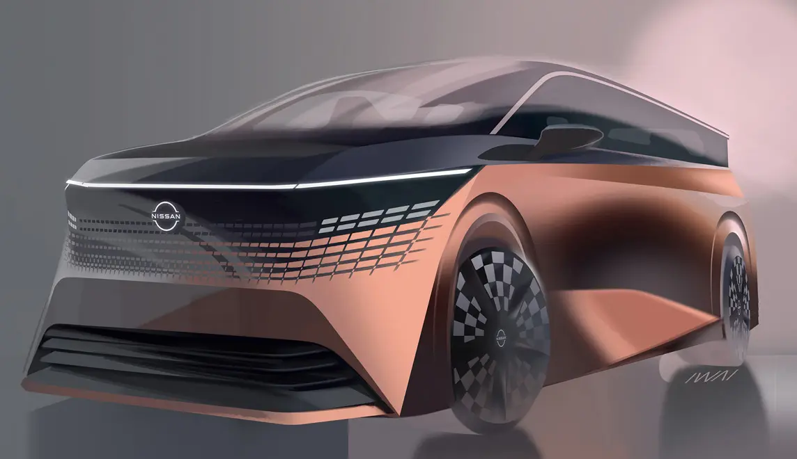 Nissan เผยแนวคิดดีไซน์ Elgrand e-POWER ใหม่ ใช้ Timeless Japanese Futurism ผสานแรงบันดาลใจจาก Kumiko พร้อมห้องโดยสารแนวคิด Private MAG-LEV