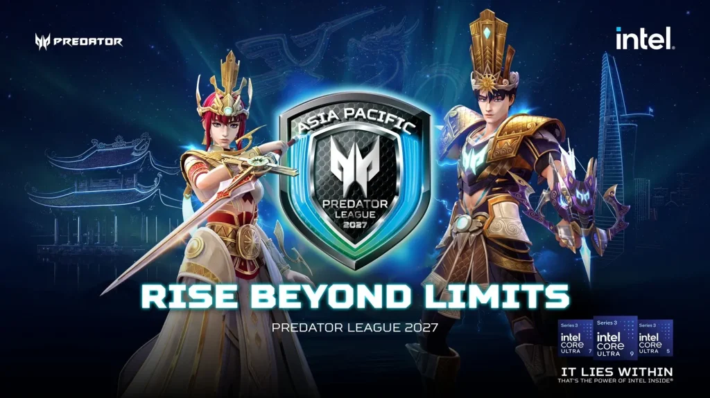Acer และ Intel เปิดศึก Thailand Predator League 2027 คัดทีม VALORANT ตัวแทนไทยไปแข่ง Asia Pacific Predator League 2027 ที่เวียดนาม ชิงรางวัลรวมกว่า 14 ล้านบาท