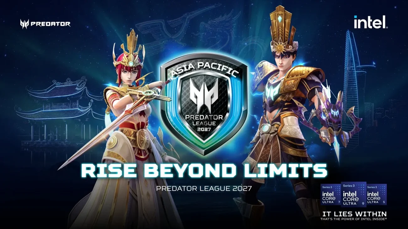 Acer และ Intel เปิดศึก Thailand Predator League 2027 คัดทีม VALORANT ตัวแทนไทยไปแข่ง Asia Pacific Predator League 2027 ที่เวียดนาม ชิงรางวัลรวมกว่า 14 ล้านบาท