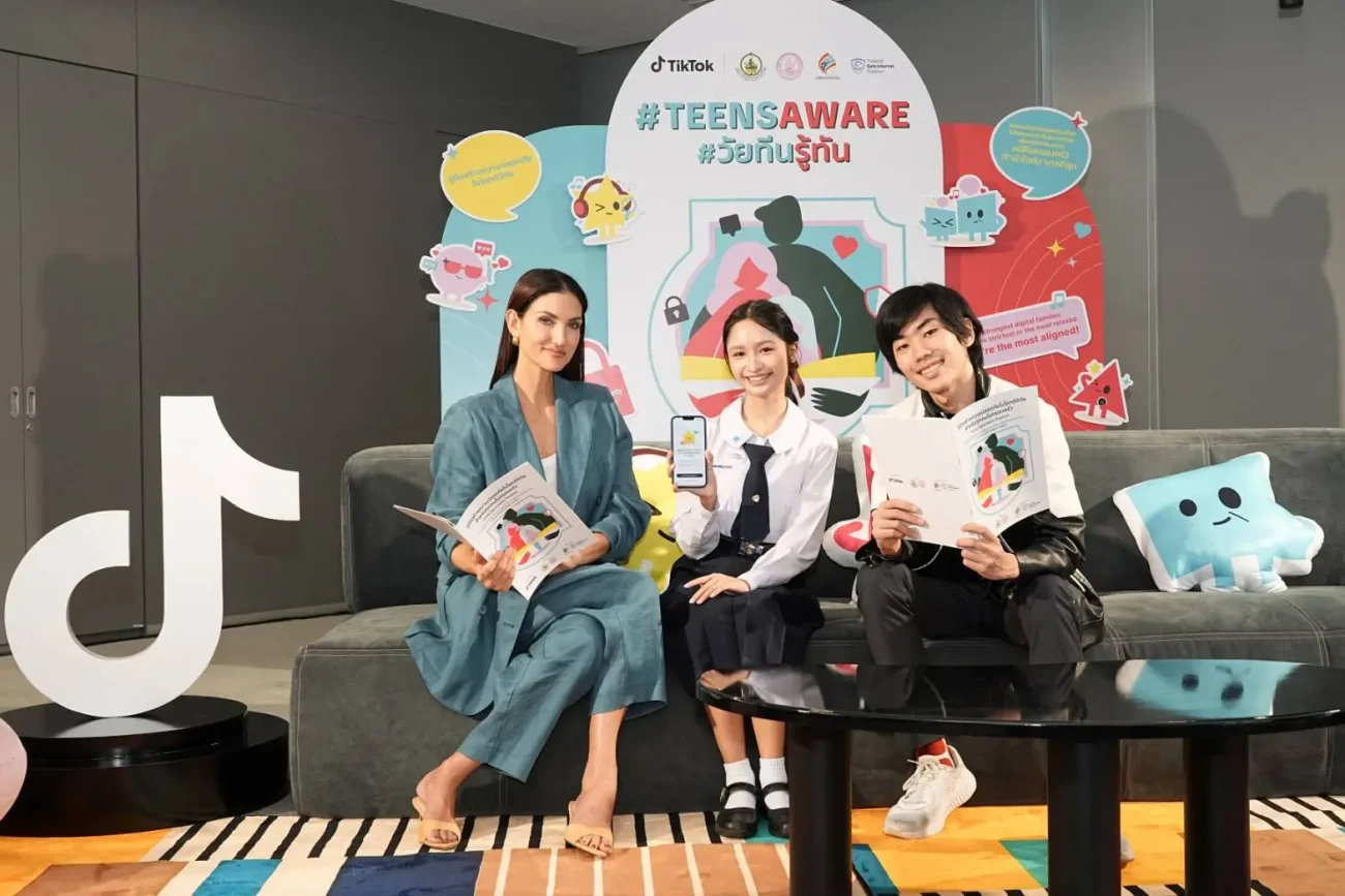 TikTok เปิดแคมเปญ #วัยทีนรู้ทัน พร้อม Family Digital Safety Playbook เสริมความปลอดภัยออนไลน์ให้ครอบครัวไทย TikTok เปิดตัวแคมเปญ **#วัยทีนรู้ทัน