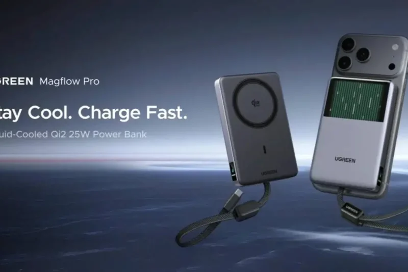 UGREEN MagFlow Pro เปิดตัวพาวเวอร์แบงก์ Qi2 25W พร้อมระบบระบายความร้อนด้วยของเหลว