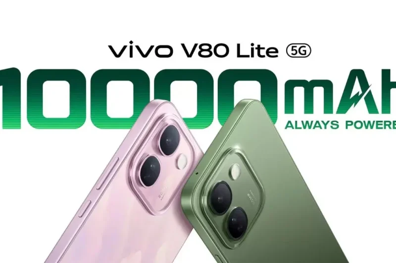 vivo V80 Lite 5G เปิดตัวในมาเลเซีย พร้อมแบตเตอรี่ 10,000mAh จอ AMOLED 1.5K 120Hz ชิป Dimensity 7300e และ IP68/IP69