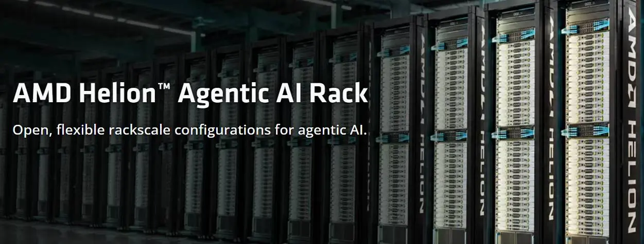 AMD เปิดตัว Helion โครงสร้างพื้นฐาน Agentic AI ระดับแร็ค รองรับ EPYC Gen 6 สูงสุด 32,768 คอร์ และ Instinct MI350P คาดวางขายพฤศจิกายน 2026