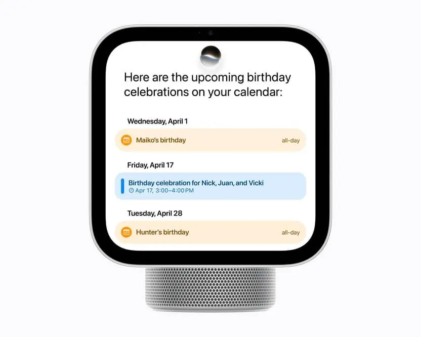 Apple เปิดตัว HomeView จออัจฉริยะ 7 นิ้ว พร้อม Siri AI, Apple Intelligence, FaceTime และควบคุม Smart Home จดจำผู้ใช้ 6 คน เริ่มขาย 13 พ.ย. 2569