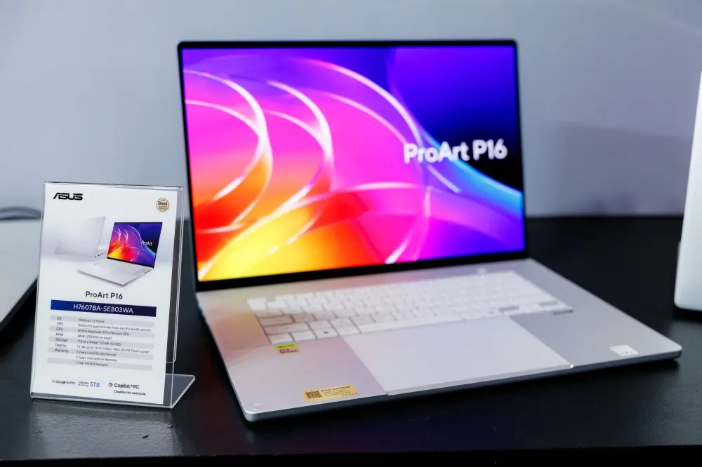 ASUS ProArt P16 และ P14 เปิดตัวชิป NVIDIA RTX Spark รัน AI บนเครื่อง แรมสูงสุด 128GB ราคาเริ่ม 159,990 บาท พร้อมโปรของแถม 30 ท่านแรก