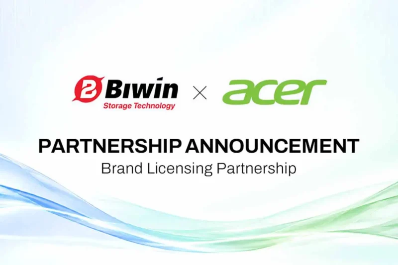 BIWIN ต่อสัญญา Acer ระยะยาว เดินหน้าผลิต SSD และ RAM แบรนด์ Acer–Predator ทั่วโลก