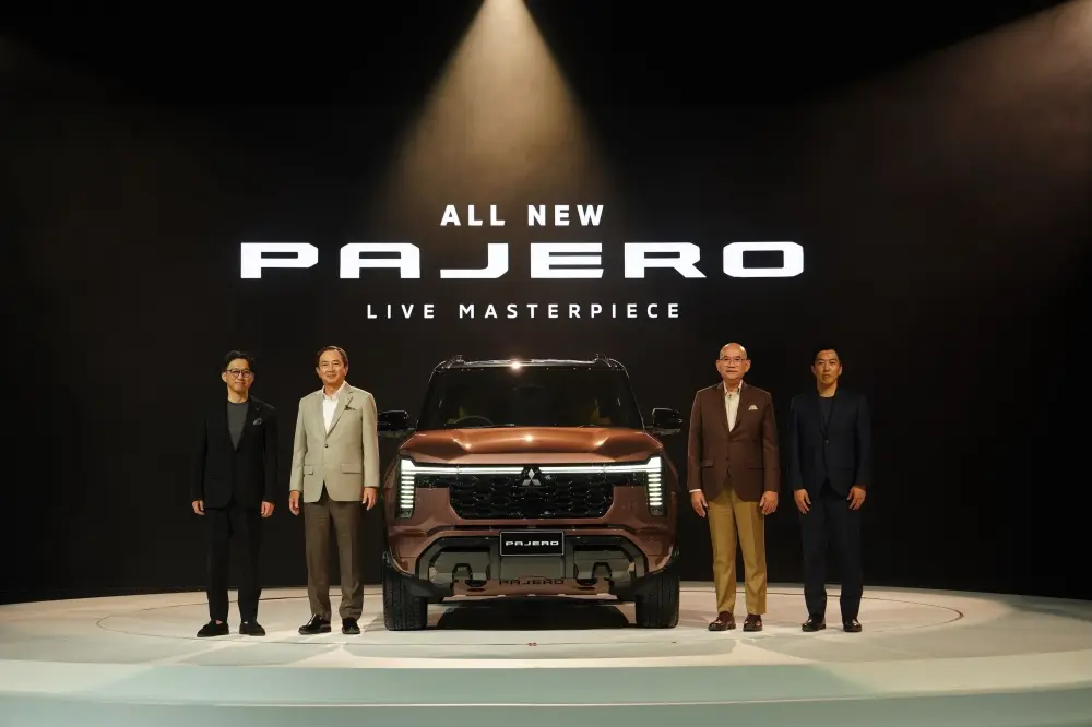 แคปชั่น Facebook: All New Mitsubishi Pajero เปิดราคาไทยแล้ว! เริ่ม 1,499,000 บาท พร้อมแพ็กเกจพิเศษถึงสิ้นปี 🚙 Pajero เจเนอเรชันที่ 5 มากับเครื่องดีเซล