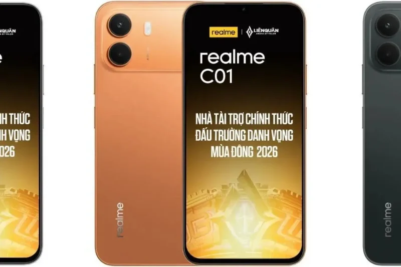 realme C01 โผล่ร้านค้าเวียดนาม จอ 120Hz แบต 6,500mAh พร้อมราคาก่อนเปิดตัว