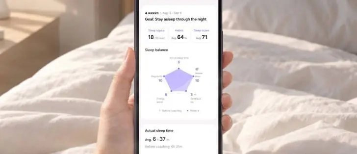 Samsung Health ปรับ Sleep Coaching ให้เริ่มได้ด้วยข้อมูลนอน 3 วัน เพิ่มกราฟ Sleep Balance และขยาย Running Coach เป็น 12 ระดับ พร้อมนำเข้า Strava Routes