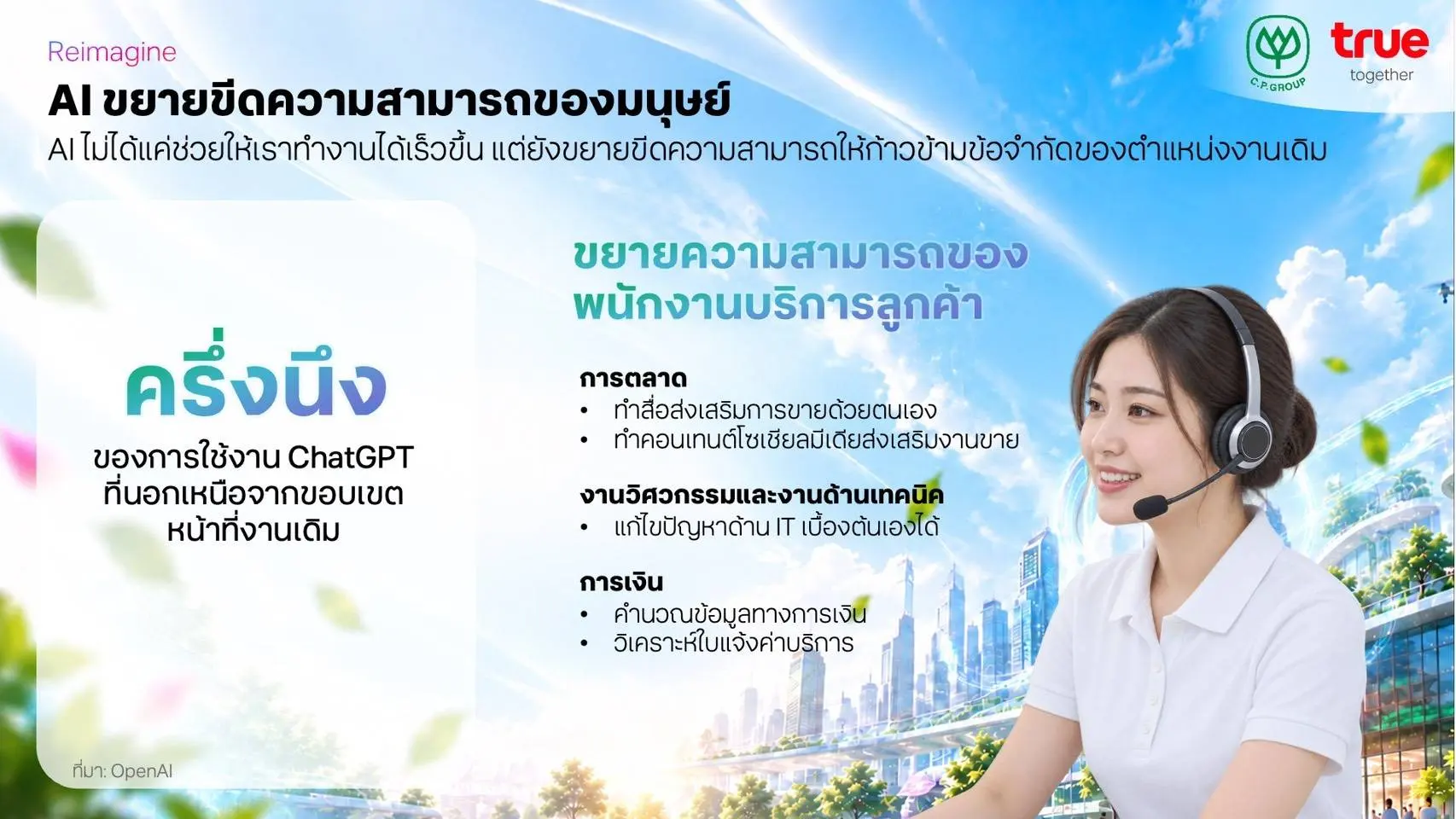 ซีอีโอทรูเสนอ AI Transformation ที่ปรับทั้งงาน โครงสร้าง และอำนาจตัดสินใจ พร้อมยก Nano Cluster ประมาณ 6,000 พื้นที่เป็นตัวอย่าง